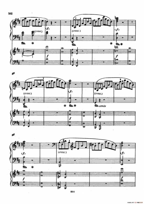 Concerto no 5 K 175 - 2 Piano（Ⅲ）