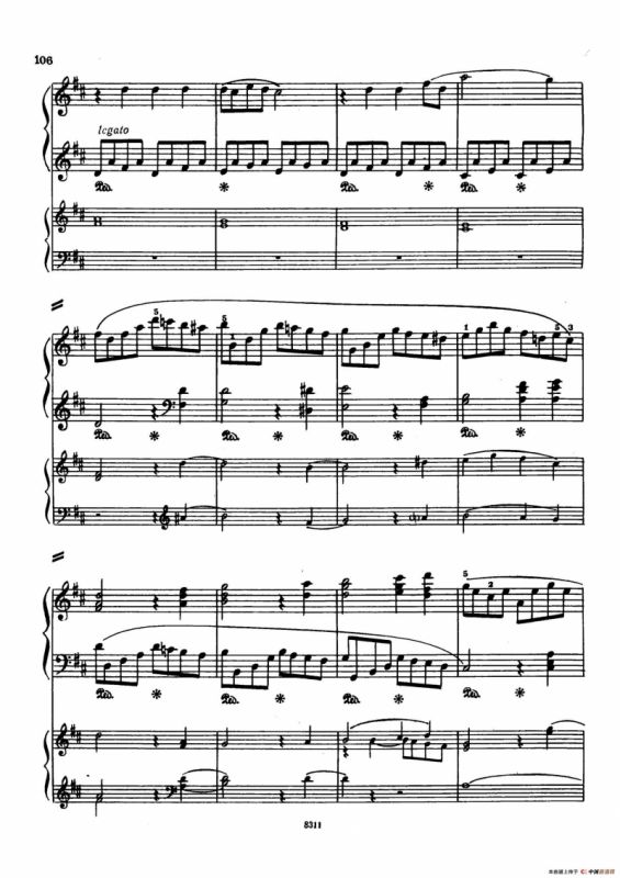 Concerto no 5 K 175 - 2 Piano（Ⅲ）