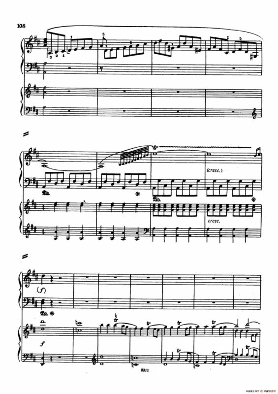 Concerto no 5 K 175 - 2 Piano（Ⅲ）