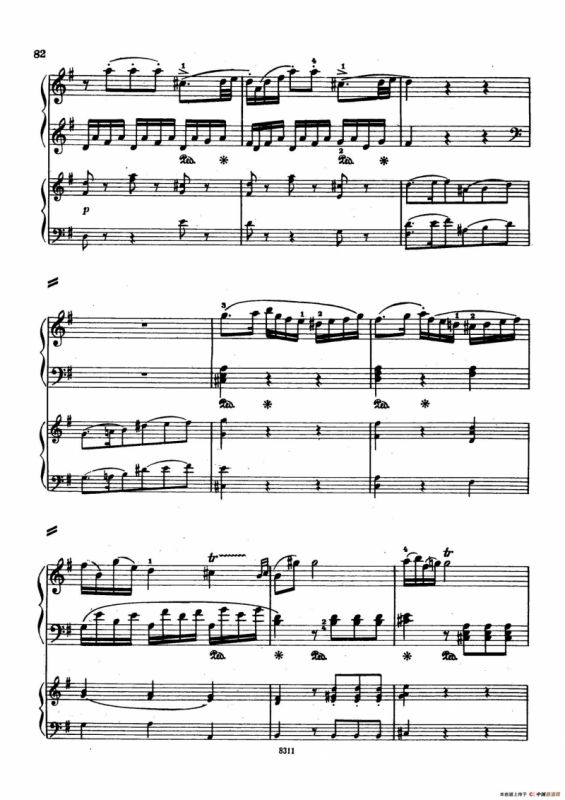 Concerto no 5 K 175 - 2 Piano（Ⅱ）