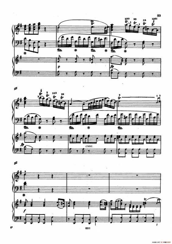 Concerto no 5 K 175 - 2 Piano（Ⅱ）