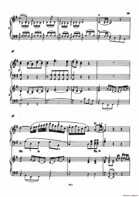 Concerto no 5 K 175 - 2 Piano（Ⅱ）