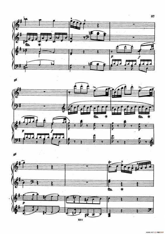 Concerto no 5 K 175 - 2 Piano（Ⅱ）