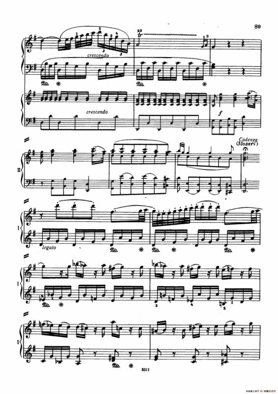 Concerto no 5 K 175 - 2 Piano（Ⅱ）