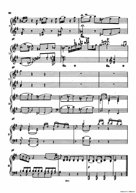 Concerto no 5 K 175 - 2 Piano（Ⅱ）