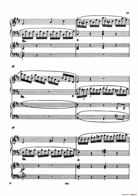 Concerto no 5 K 175 - 2 Piano（Ⅰ）