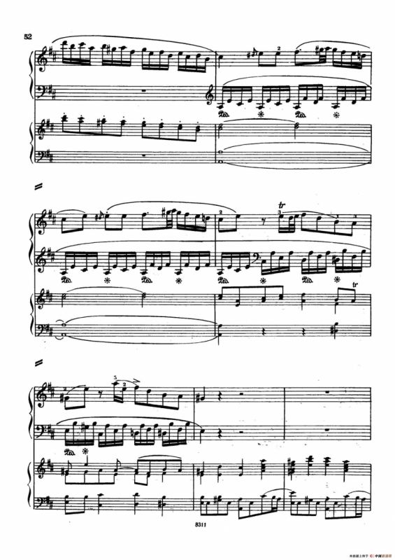 Concerto no 5 K 175 - 2 Piano（Ⅰ）