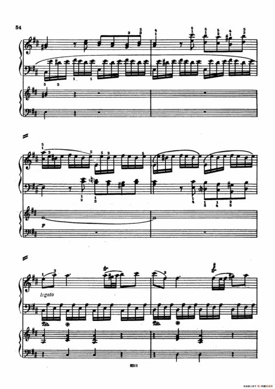 Concerto no 5 K 175 - 2 Piano（Ⅰ）