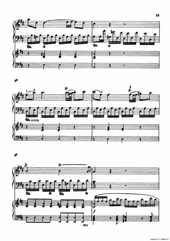 Concerto no 5 K 175 - 2 Piano（Ⅰ）