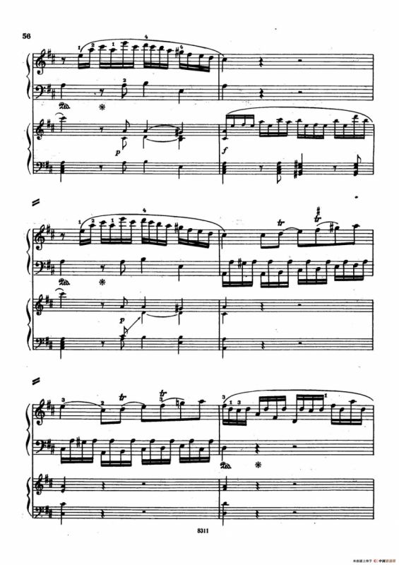 Concerto no 5 K 175 - 2 Piano（Ⅰ）