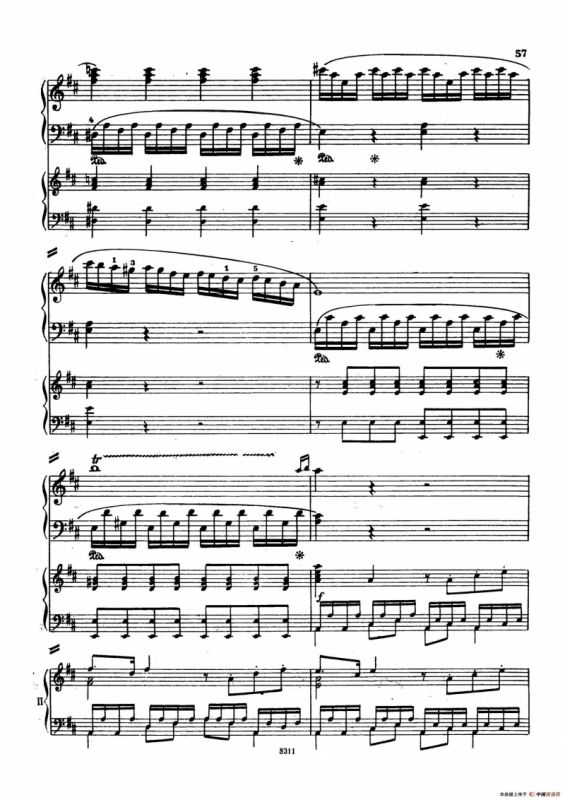 Concerto no 5 K 175 - 2 Piano（Ⅰ）