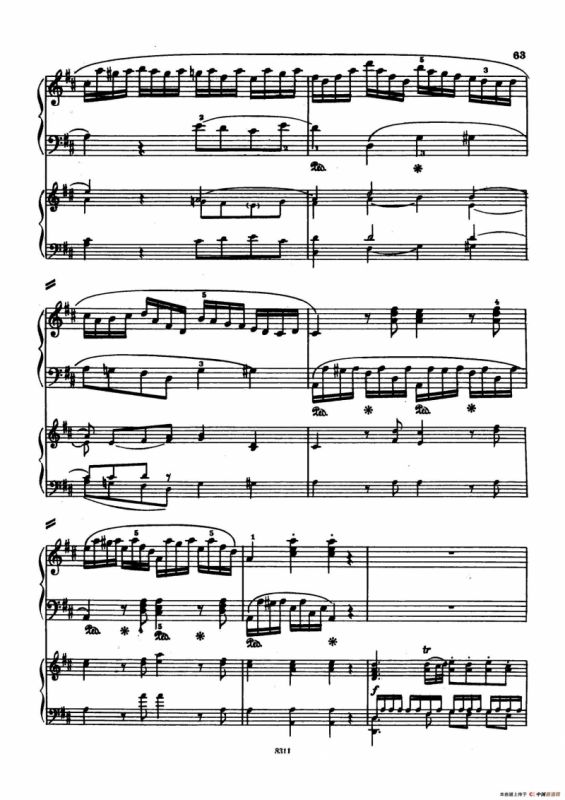 Concerto no 5 K 175 - 2 Piano（Ⅰ）