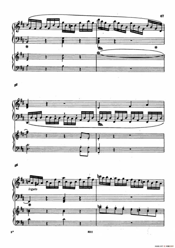 Concerto no 5 K 175 - 2 Piano（Ⅰ）