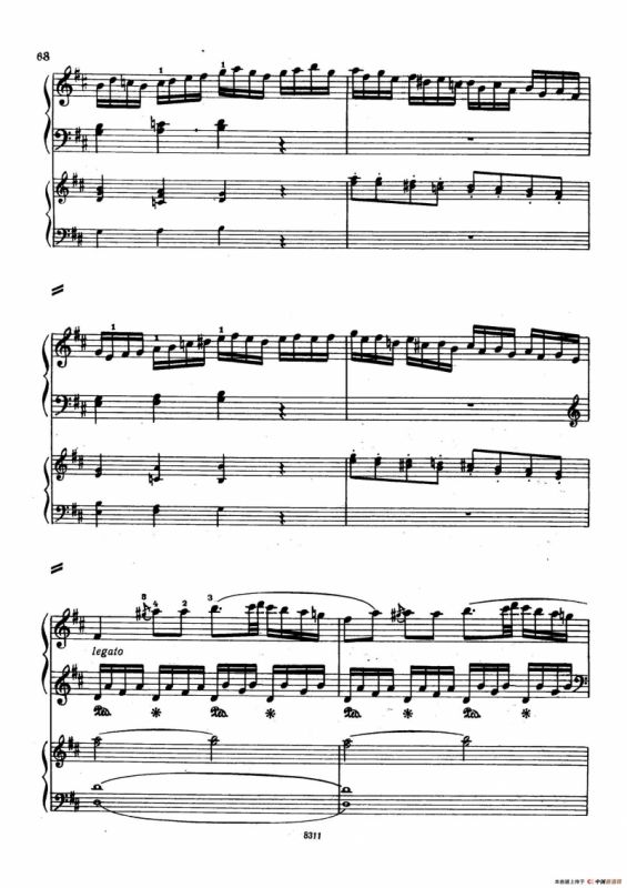 Concerto no 5 K 175 - 2 Piano（Ⅰ）