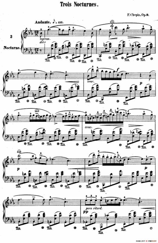 Trois Nocturnes Op.9（Ⅱ）