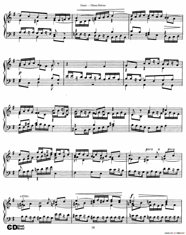 Pieces Breves Op.84（Ⅵ）