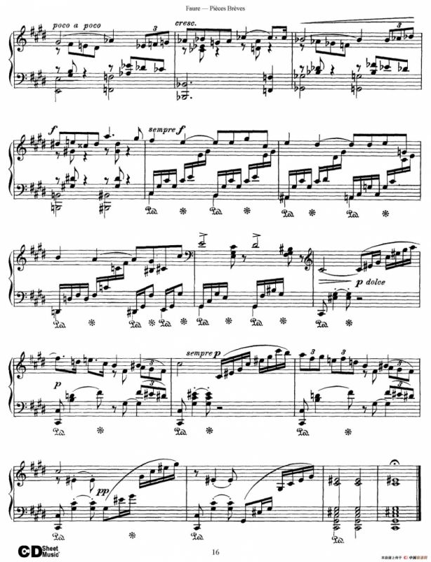 Pieces Breves Op.84（Ⅴ）