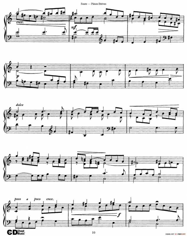 Pieces Breves Op.84（Ⅲ）