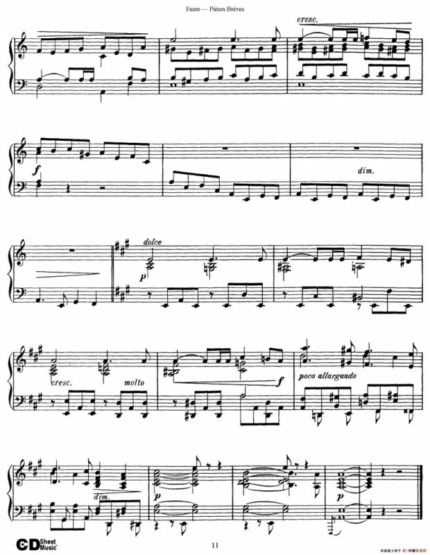 Pieces Breves Op.84（Ⅲ）