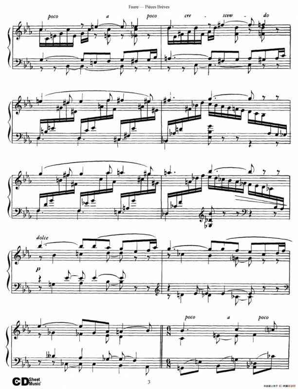 Pieces Breves Op.84（Ⅰ）