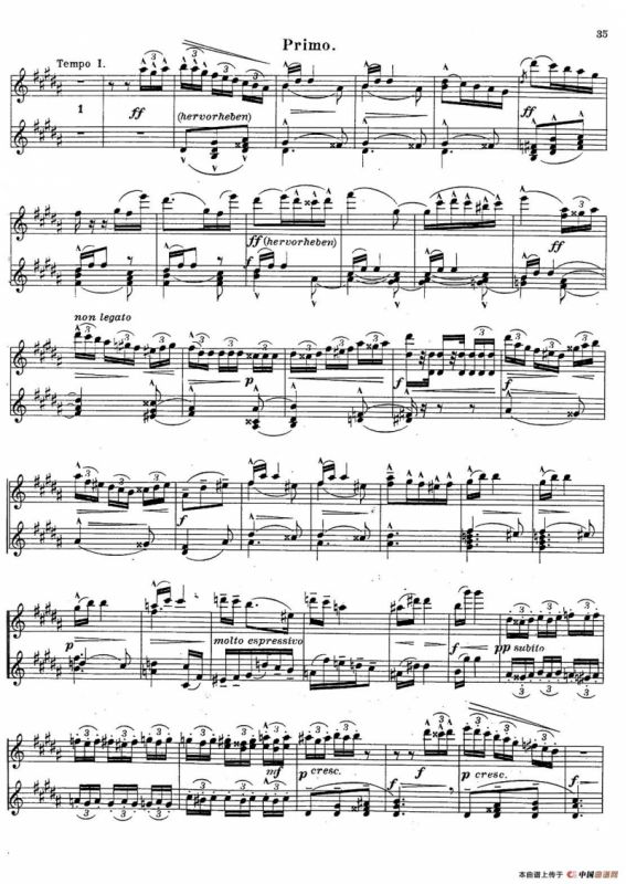 c小调第二交响曲“复活”（Ⅱ）（改编四手联弹版）