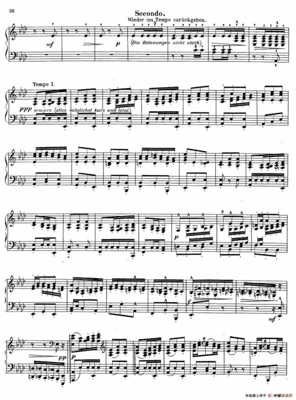 c小调第二交响曲“复活”（Ⅱ）（改编四手联弹版）