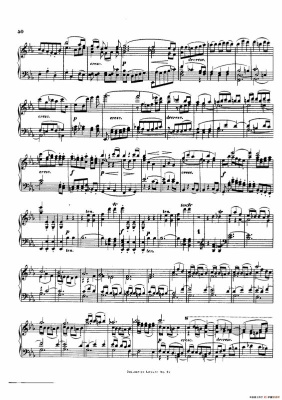 降E大调第十二弦乐四重奏（钢琴独奏版）