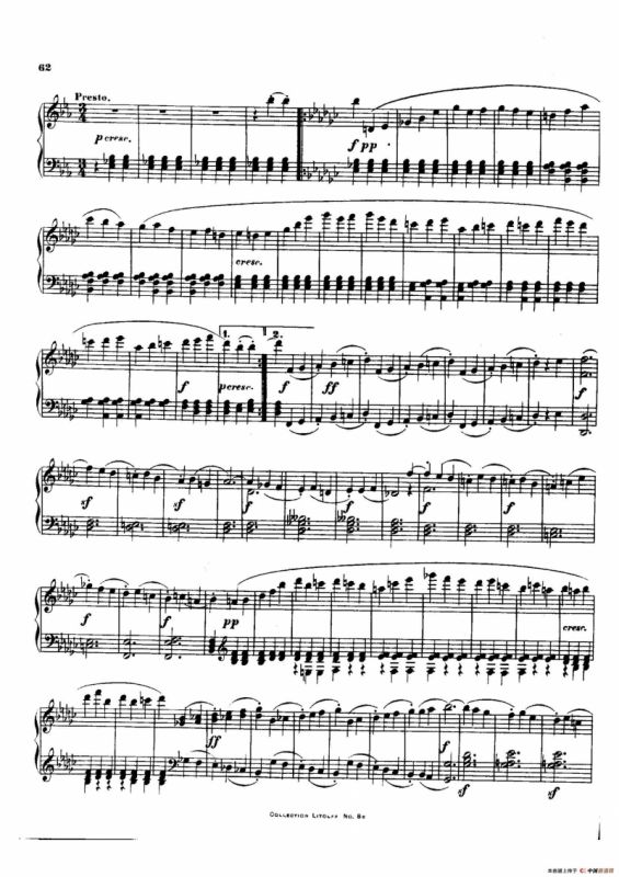 降E大调第十二弦乐四重奏（钢琴独奏版）