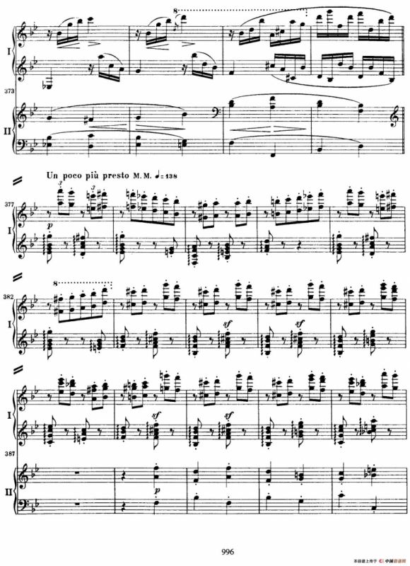 降B大调第二钢琴协奏曲（P91——104）