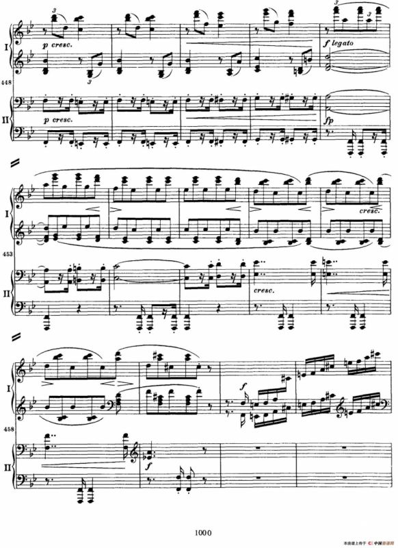 降B大调第二钢琴协奏曲（P91——104）