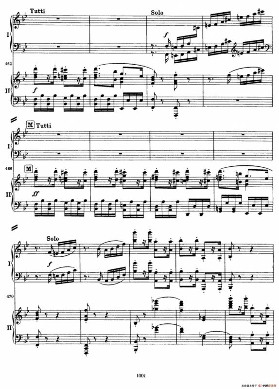 降B大调第二钢琴协奏曲（P91——104）