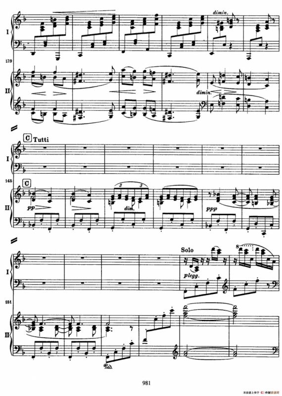 降B大调第二钢琴协奏曲（P81——90）