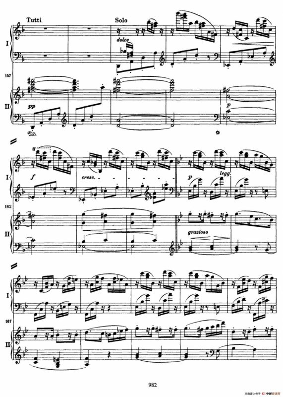 降B大调第二钢琴协奏曲（P81——90）