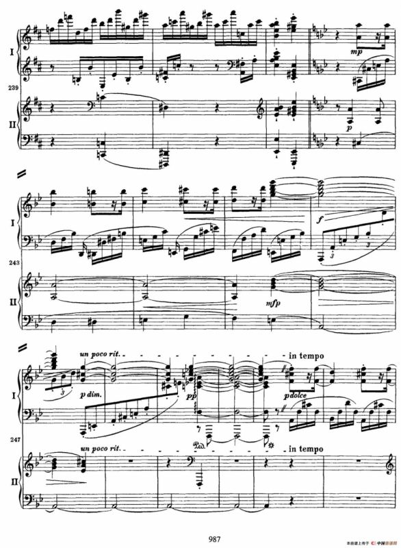 降B大调第二钢琴协奏曲（P81——90）