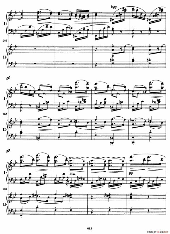 降B大调第二钢琴协奏曲（P81——90）
