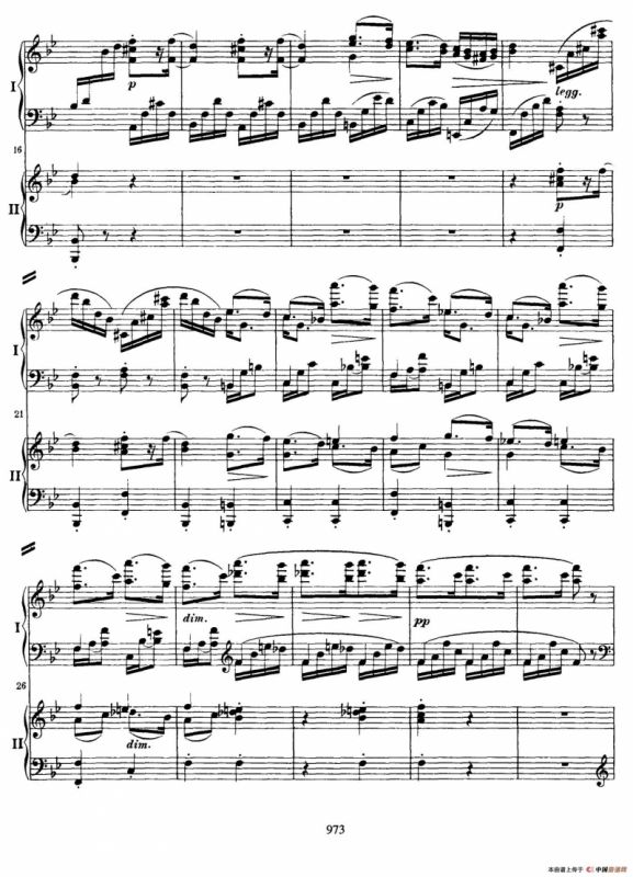 降B大调第二钢琴协奏曲（P71——80）