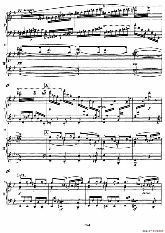 降B大调第二钢琴协奏曲（P71——80）
