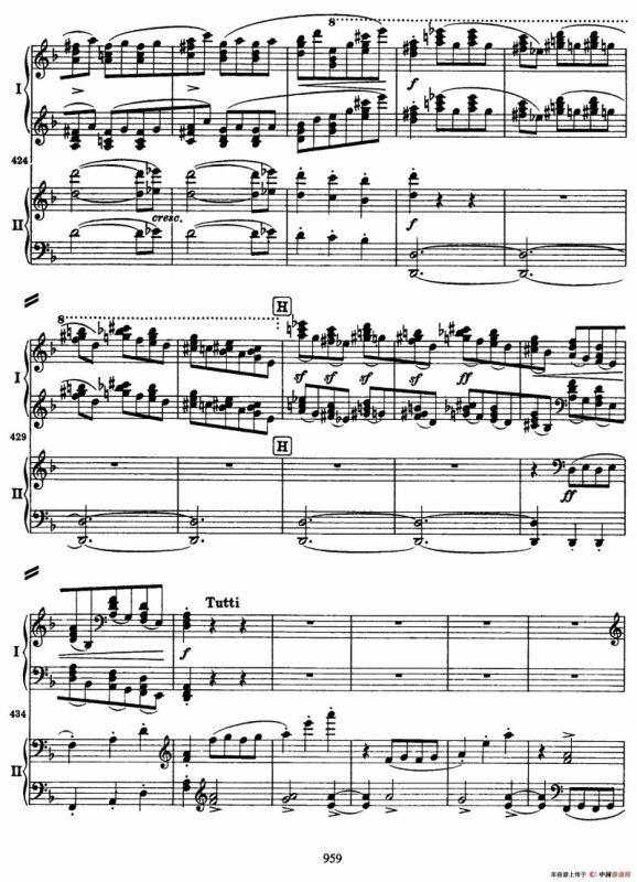 降B大调第二钢琴协奏曲（P61——70）