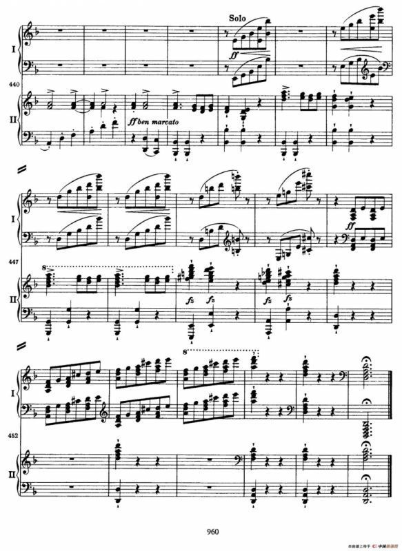降B大调第二钢琴协奏曲（P61——70）