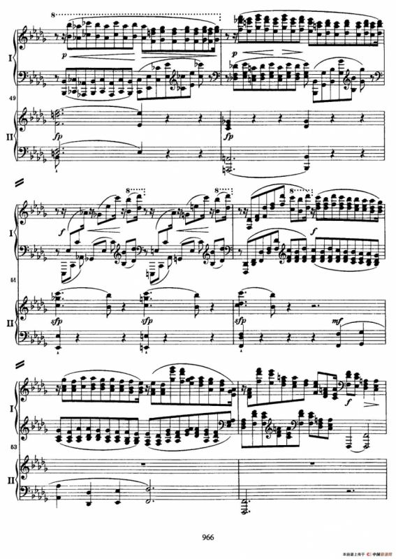 降B大调第二钢琴协奏曲（P61——70）
