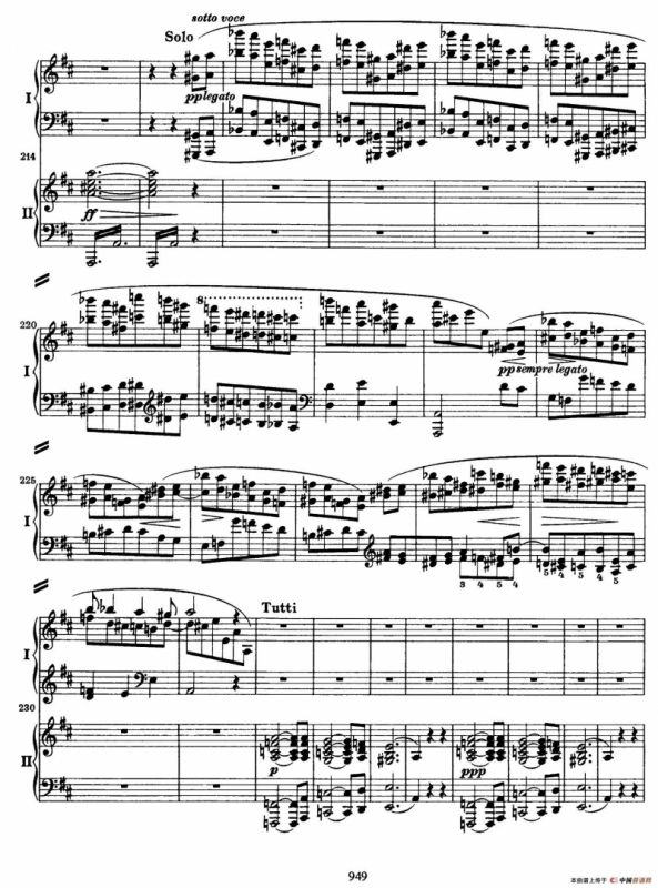 降B大调第二钢琴协奏曲（P51——60）