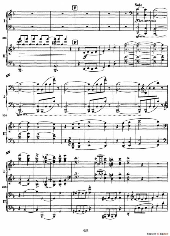 降B大调第二钢琴协奏曲（P51——60）