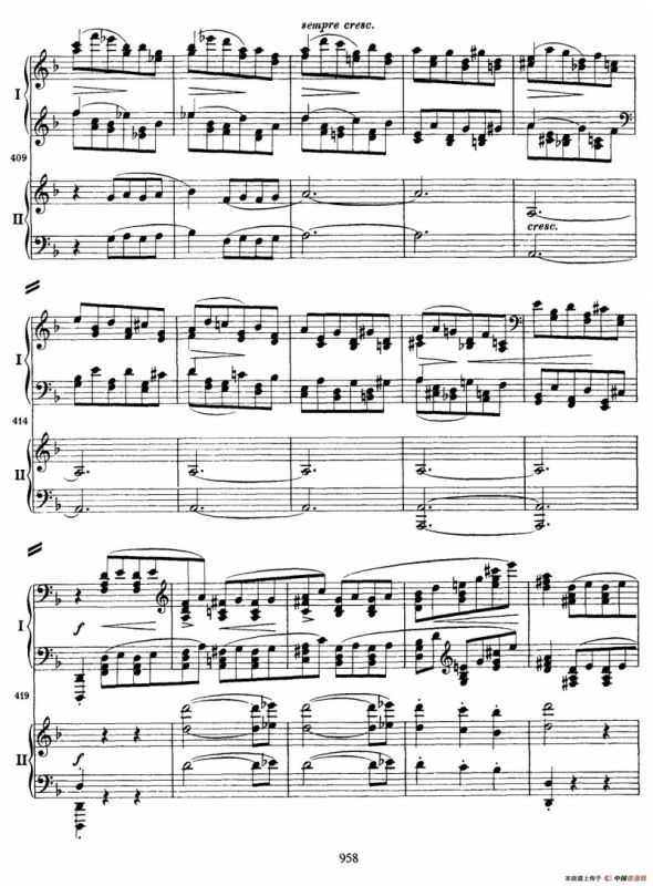 降B大调第二钢琴协奏曲（P51——60）