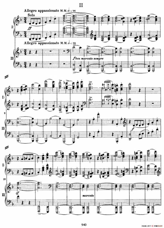 降B大调第二钢琴协奏曲 （P41——50）