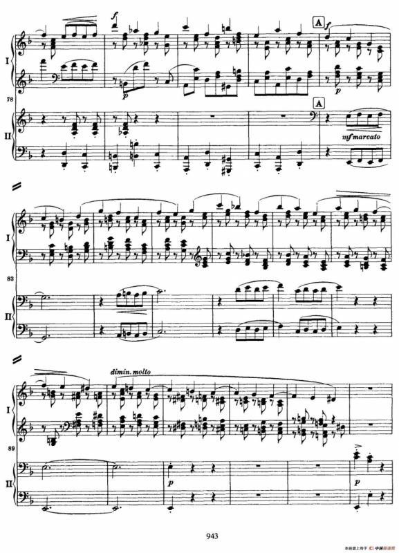 降B大调第二钢琴协奏曲 （P41——50）