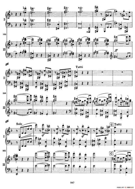 降B大调第二钢琴协奏曲 （P41——50）