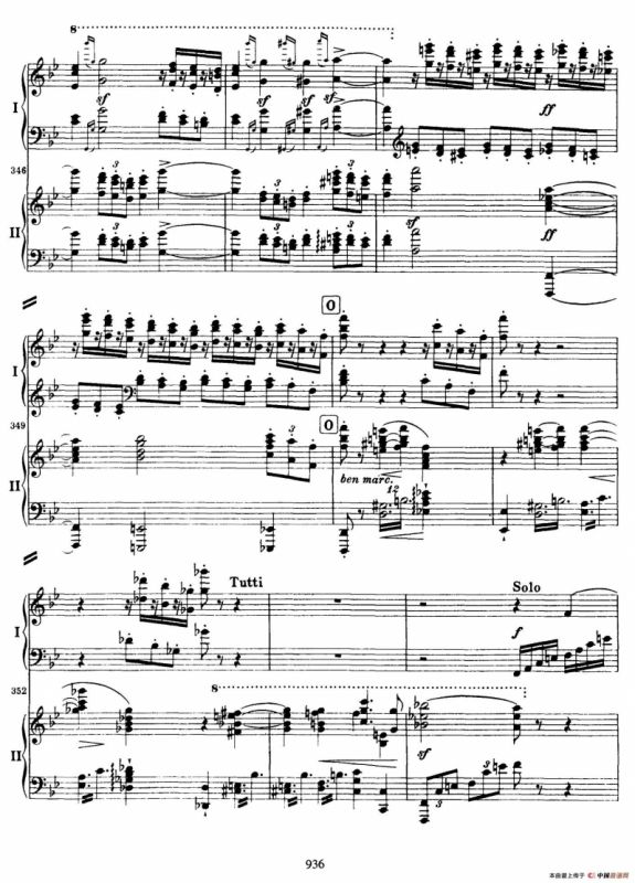 降B大调第二钢琴协奏曲 （P31——40）
