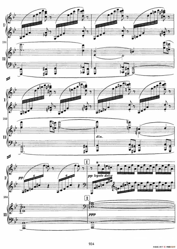 降B大调第二钢琴协奏曲 （P21——30）