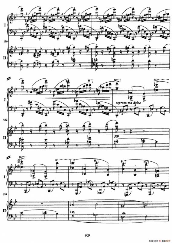 降B大调第二钢琴协奏曲 （P11——20）