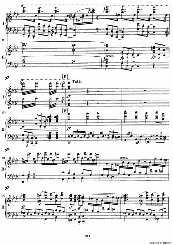 降B大调第二钢琴协奏曲 （P11——20）